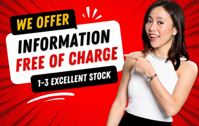 StockLens promotional visual: a presenter pointing alongside a message about spotting market opportunities.